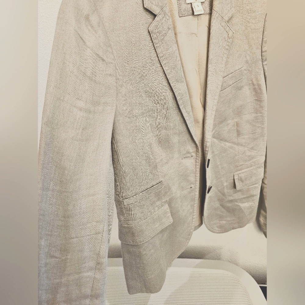 Jcrew Linen Blazer